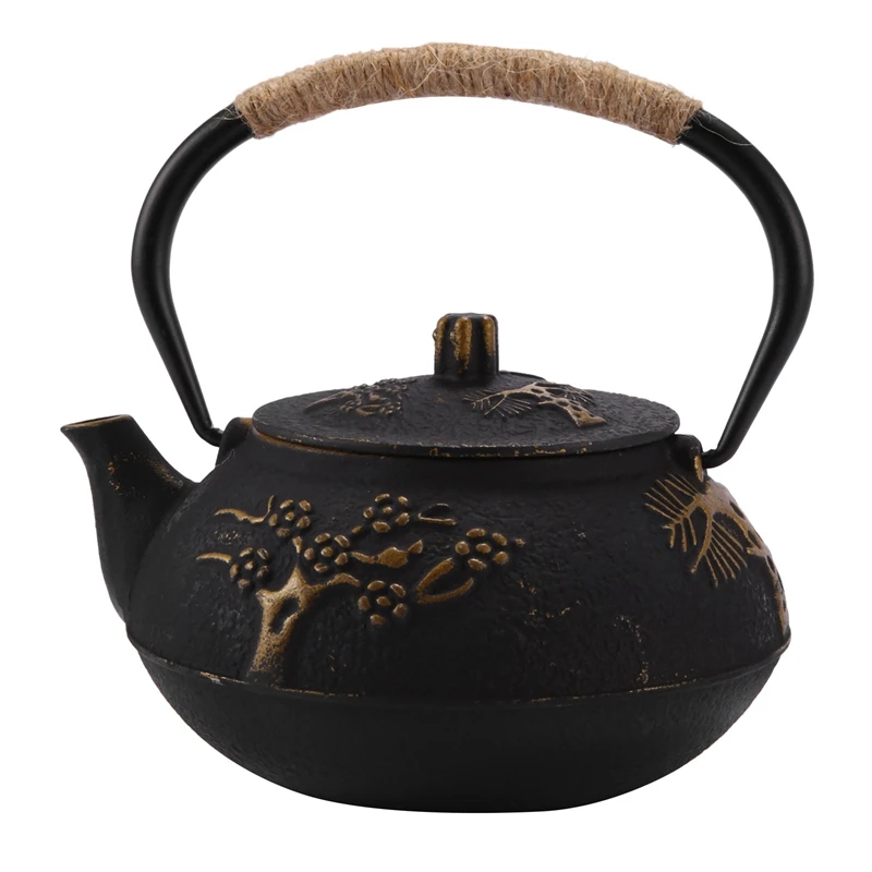 Japanese Cast Iron Teapot Kettle with Stainless Steel Infuser / Strainer , Plum Blossom 30 Ounce ( 900 ml )
Japanese Cast Iron Teapot Kettle with Stainless Steel Infuser / Strainer , Plum Blossom 30 Ounce ( 900 ml )