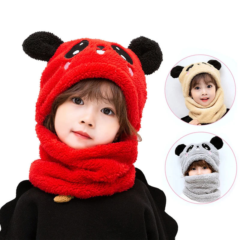 Winter Children Hat Plus Fleece Kids Caps cute ears bib and ear protection one-piece Cartoon Hat Girls Boys Scarf Thicken Cap
Winter Children Hat Plus Fleece Kids Caps cute ears bib and ear protection one-piece Cartoon Hat Girls Boys Scarf Thicken Cap