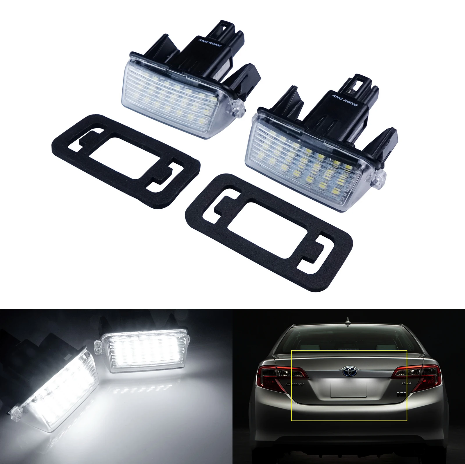 2x LED License Plate Light Lamp For Toyota Camry Highlander Prius C Avalon Yaris
2x LED License Plate Light Lamp For Toyota Camry Highlander Prius C Avalon Yaris