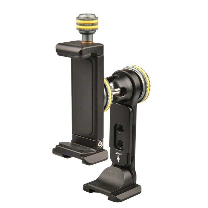 Metal Phone Tripod Mount V3 Smartphone Phone Stand Holder Clamp with Cold Shoe 360° Rotatable Bracket for iphone 12 Pro/Samsung
Metal Phone Tripod Mount V3 Smartphone Phone Stand Holder Clamp with Cold Shoe 360° Rotatable Bracket for iphone 12 Pro/Samsung