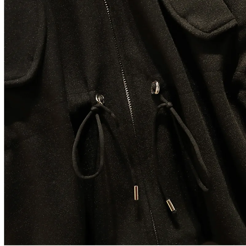 Autumn and winter new style Korean version of large size slightly fat mm Western style thin fashionable woolen woolen coat women
Autumn and winter new style Korean version of large size slightly fat mm Western style thin fashionable woolen woolen coat women