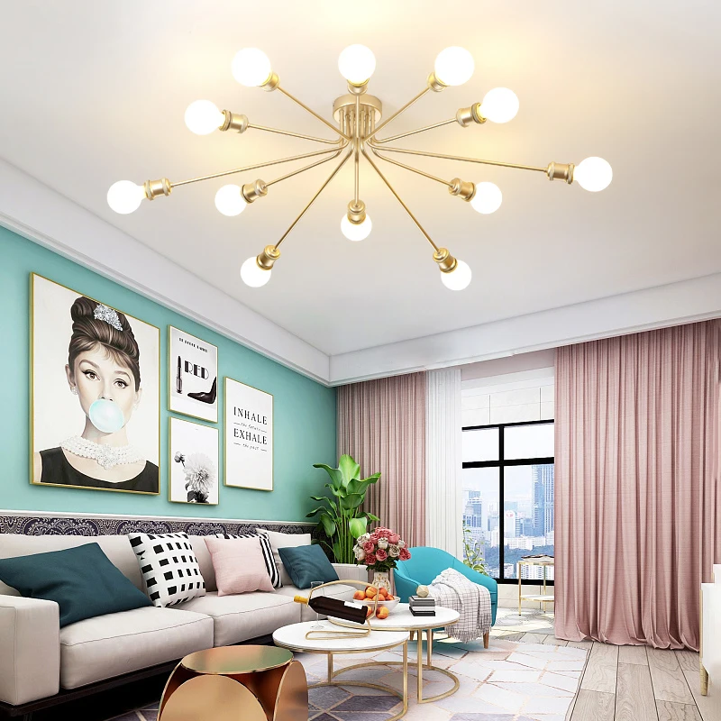 led modern chandelier living room simple nordic luxury dining room study bedroom / gold / brown / 90-260v Lighting fixtures
led modern chandelier living room simple nordic luxury dining room study bedroom / gold / brown / 90-260v Lighting fixtures