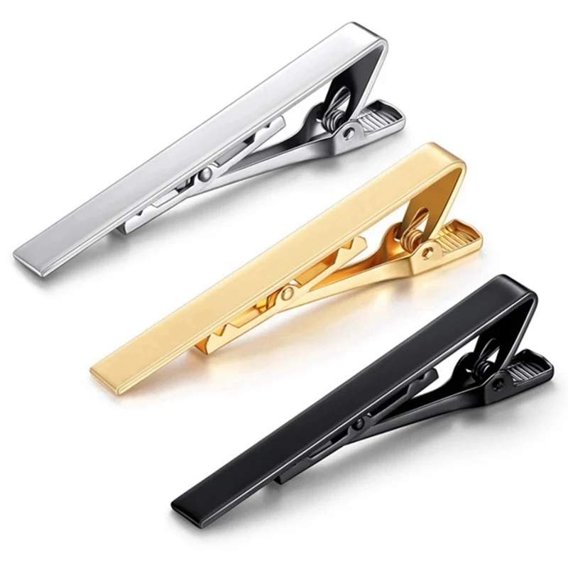 Tie Clip for Men Metal Gold Black Tone Simple Bar Clasp Practical Necktie Clasp Tie Pin Mens Gift Collar Clip Necktie Accessorie
Tie Clip for Men Metal Gold Black Tone Simple Bar Clasp Practical Necktie Clasp Tie Pin Mens Gift Collar Clip Necktie Accessorie
