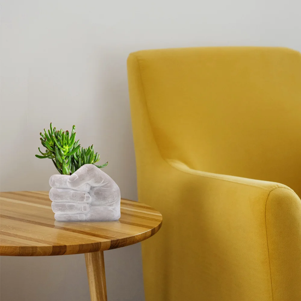 Creative Imitation Fist Shape Flower Pot Cement Succulent Pot Decor for Home
Creative Imitation Fist Shape Flower Pot Cement Succulent Pot Decor for Home