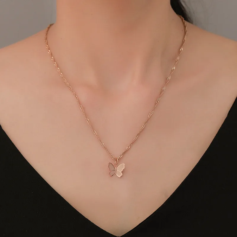 Vintage Metallic Gold Chain Butterfly Pendant Necklace Butterfly Pendant Women Ladies Necklace Jewelry for Valentine's Day Gifts
Vintage Metallic Gold Chain Butterfly Pendant Necklace Butterfly Pendant Women Ladies Necklace Jewelry for Valentine's Day Gifts