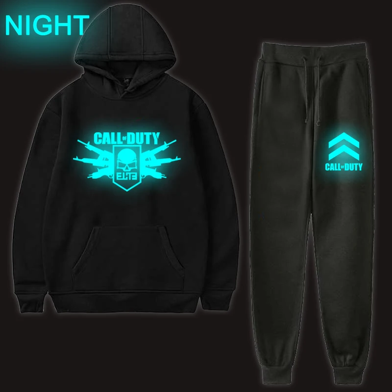 Call Of Duty 2 Pcs Set Anime Hoodie and Pants Men Luminous Set Clothes Streetwear Pullover Suit japan goth Men/women goth hoodie
Call Of Duty 2 Pcs Set Anime Hoodie and Pants Men Luminous Set Clothes Streetwear Pullover Suit japan goth Men/women goth hoodie