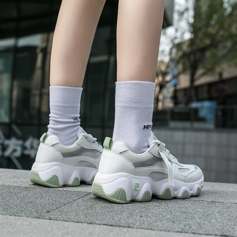 2020 New Stylish Woman Running Shoes Increasing 5CM INS High Heel Sneakers Women Height Platform Breathable Sports Walking Girls
2020 New Stylish Woman Running Shoes Increasing 5CM INS High Heel Sneakers Women Height Platform Breathable Sports Walking Girls