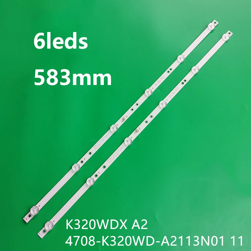 10piece/lot FOR 2T-C32ACSA LCD backlight bar 4708-K320WD-A2113N11/01 K320WDX A2 100%new 5PCS A+ 5PCS B 6v 583mm
10piece/lot FOR 2T-C32ACSA LCD backlight bar 4708-K320WD-A2113N11/01 K320WDX A2 100%new 5PCS A+ 5PCS B 6v 583mm