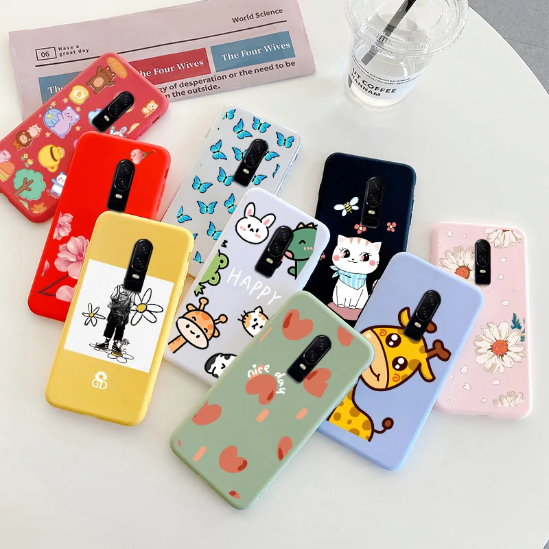 Чехол для OnePlus 6, Мягкий Силиконовый ТПУ Матовый чехол с мультяшным милым рисунком животных для OnePlus 6T, защитный чехол для телефона 
Чехол для OnePlus 6, Мягкий Силиконовый ТПУ Матовый чехол с мультяшным милым рисунком животных для OnePlus 6T, защитный чехол для телефона