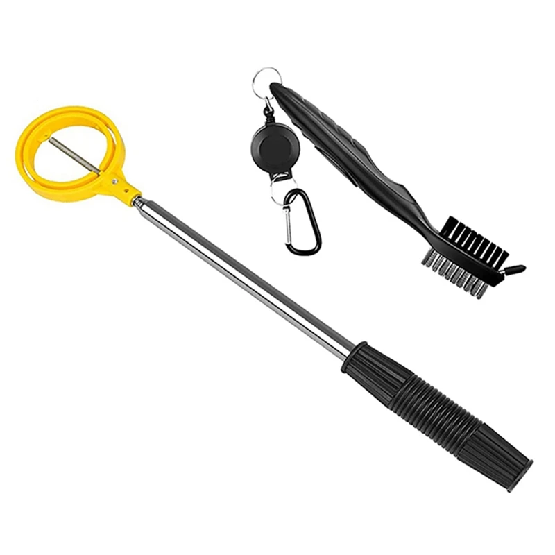 Golf Ball Retriever, Stainless Telescopic Extendable Golf Ball Retriever for Water with Golf Brush Golf Ball Pick Up
Golf Ball Retriever, Stainless Telescopic Extendable Golf Ball Retriever for Water with Golf Brush Golf Ball Pick Up