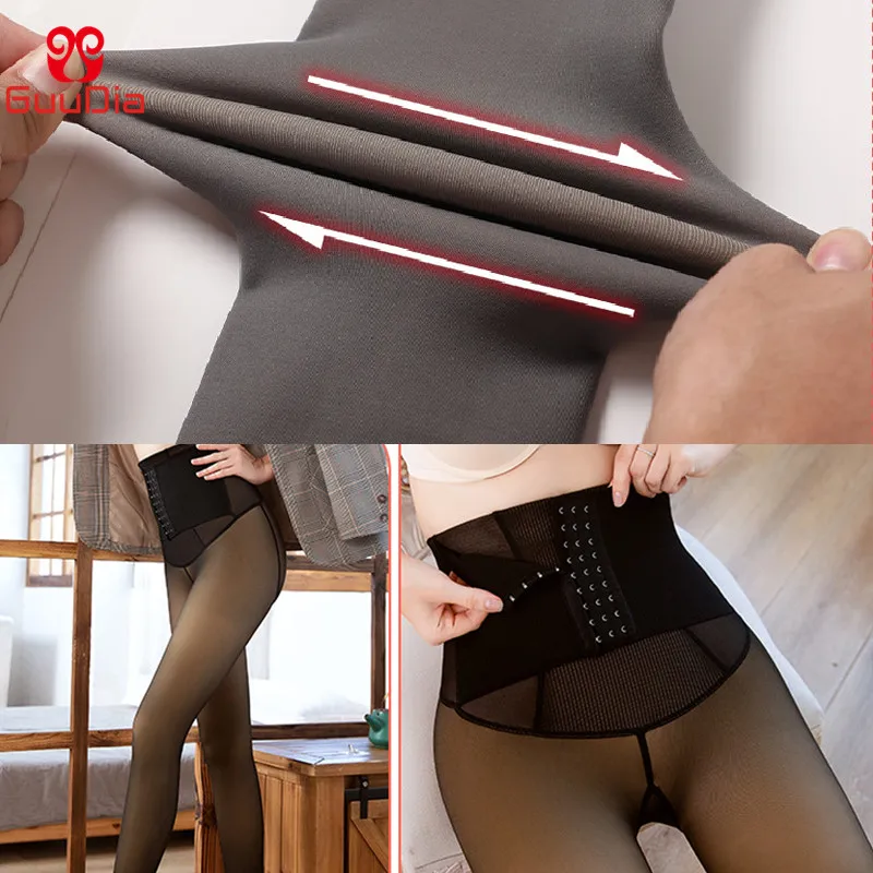GUUDIA Tummy Control Warm Legging Winter Body Shaper Pants Warm Women Velvet Elastic Leggings Pants Fleece Lined Thick Tights
GUUDIA Tummy Control Warm Legging Winter Body Shaper Pants Warm Women Velvet Elastic Leggings Pants Fleece Lined Thick Tights