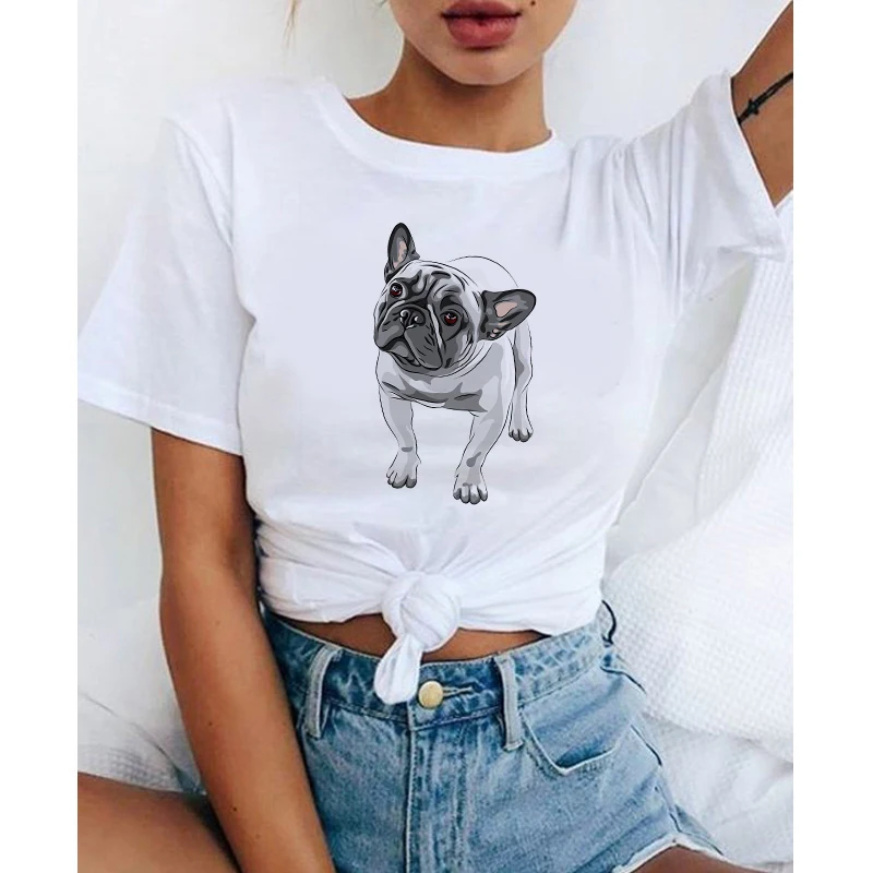 Cute Dogs Tee Shirts Summer Fashion Women Tops Tee Cartoon Print T-shirt Loose Casual Funny Tee Shirts Clothing Femme
Cute Dogs Tee Shirts Summer Fashion Women Tops Tee Cartoon Print T-shirt Loose Casual Funny Tee Shirts Clothing Femme