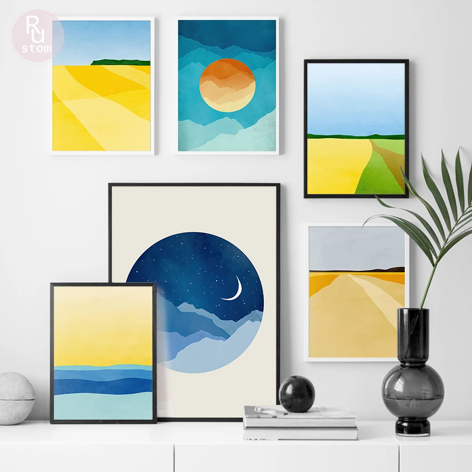 Yellow Grey Sun Moon Mountain Abstract Wall Art Canvas Painting Nordic Posters And Prints Wall Pictures For Living Room Decor
Yellow Grey Sun Moon Mountain Abstract Wall Art Canvas Painting Nordic Posters And Prints Wall Pictures For Living Room Decor