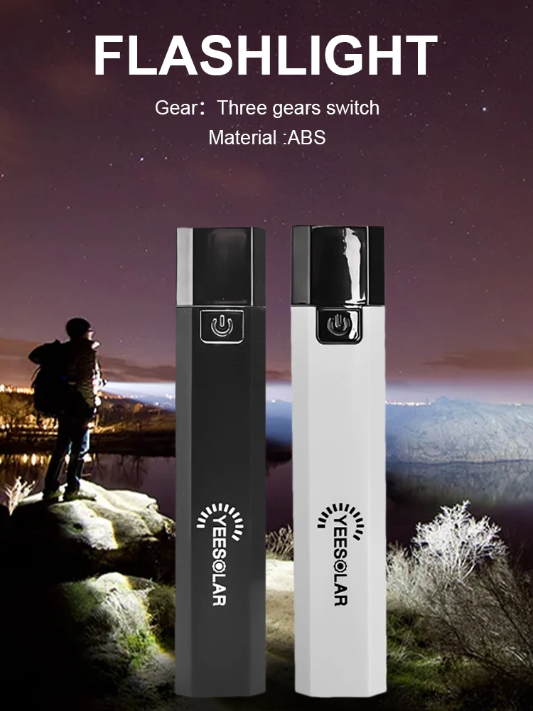 New Outdoor Mini Portable Flashlight Torch Lanterna Can Be Used As Power Bank For Phone With USB Cable With Battery
New Outdoor Mini Portable Flashlight Torch Lanterna Can Be Used As Power Bank For Phone With USB Cable With Battery