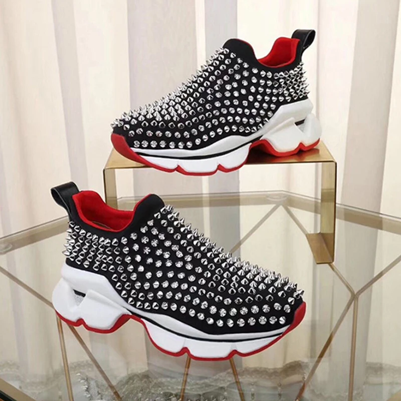 Platform Sneakers With Non-slip Rivets For Women Comfortable Sports Shoes For Seasons Tennis 2020
Platform Sneakers With Non-slip Rivets For Women Comfortable Sports Shoes For Seasons Tennis 2020