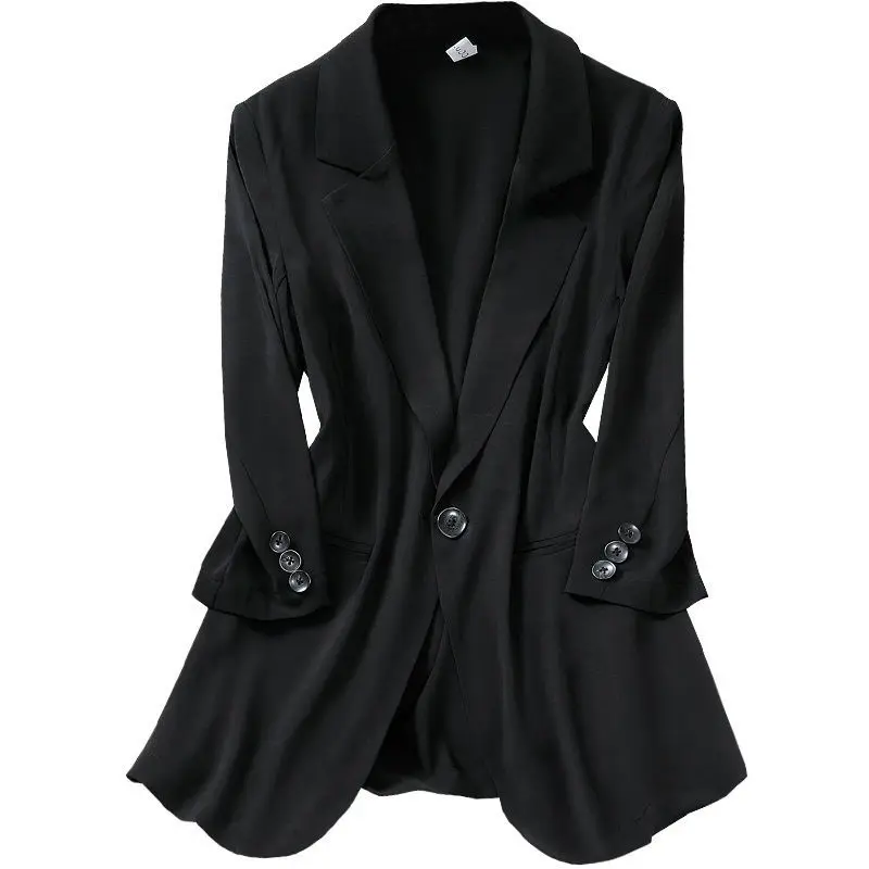 Women Blazer 2021 Autumn New Fashion Designer Brand Casual Slim Fit Long Sleeve Suit Top Blazer Outer Jacket Plus Size 5XL
Women Blazer 2021 Autumn New Fashion Designer Brand Casual Slim Fit Long Sleeve Suit Top Blazer Outer Jacket Plus Size 5XL