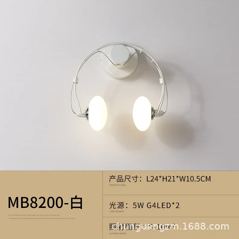 Wall Lamp Bedroom Glass LED Creative Aisle Balcony Lamp Children's Room Earphone Wall Lamp Home Lights Led Light for Bed Room
Wall Lamp Bedroom Glass LED Creative Aisle Balcony Lamp Children's Room Earphone Wall Lamp Home Lights Led Light for Bed Room