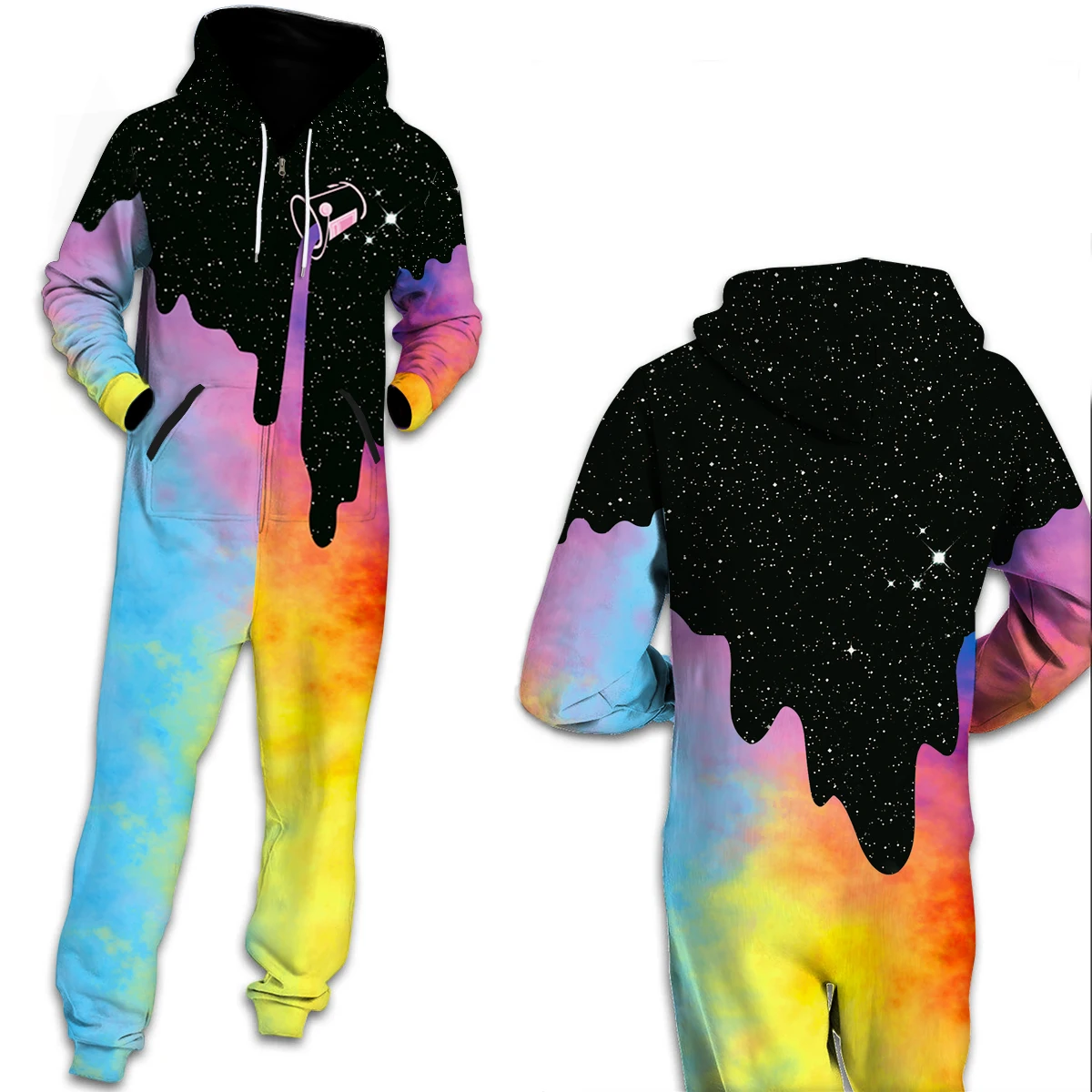 Goocheer New Fashion Long Sleeve Rompoers Unisex 3D print Galaxy Family Party Jumpsuits Casual Zipper Playsuit Overalls
Goocheer New Fashion Long Sleeve Rompoers Unisex 3D print Galaxy Family Party Jumpsuits Casual Zipper Playsuit Overalls