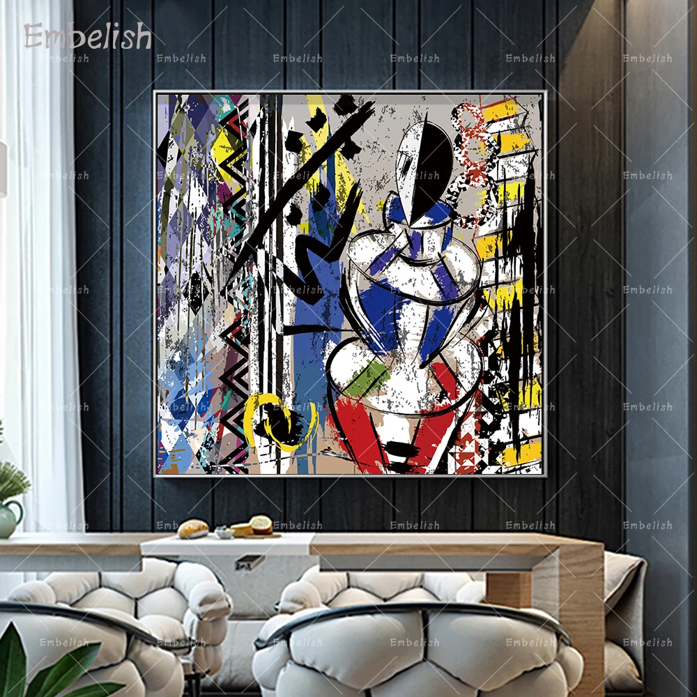 Embelish 1 Pieces Modern Artworks For Living Room Abstract Wall Art Posters HD Print On Canvas Oil Paintings Home Decor Pictures
Embelish 1 Pieces Modern Artworks For Living Room Abstract Wall Art Posters HD Print On Canvas Oil Paintings Home Decor Pictures