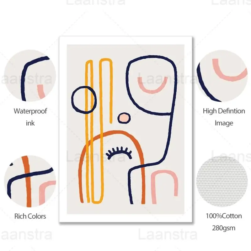Abstract Colorful Line Art Canvas Painting Different Eyes Art Prints and Posters Wall Picture Living Room Decor Frameless Mural
Abstract Colorful Line Art Canvas Painting Different Eyes Art Prints and Posters Wall Picture Living Room Decor Frameless Mural