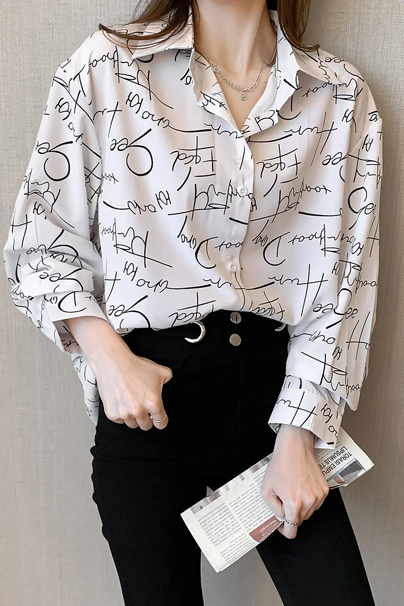 Long Sleeve Blouse 2021 New Spring Retro Style Printed Chiffon Shirt Women's Design Niche Top
Long Sleeve Blouse 2021 New Spring Retro Style Printed Chiffon Shirt Women's Design Niche Top