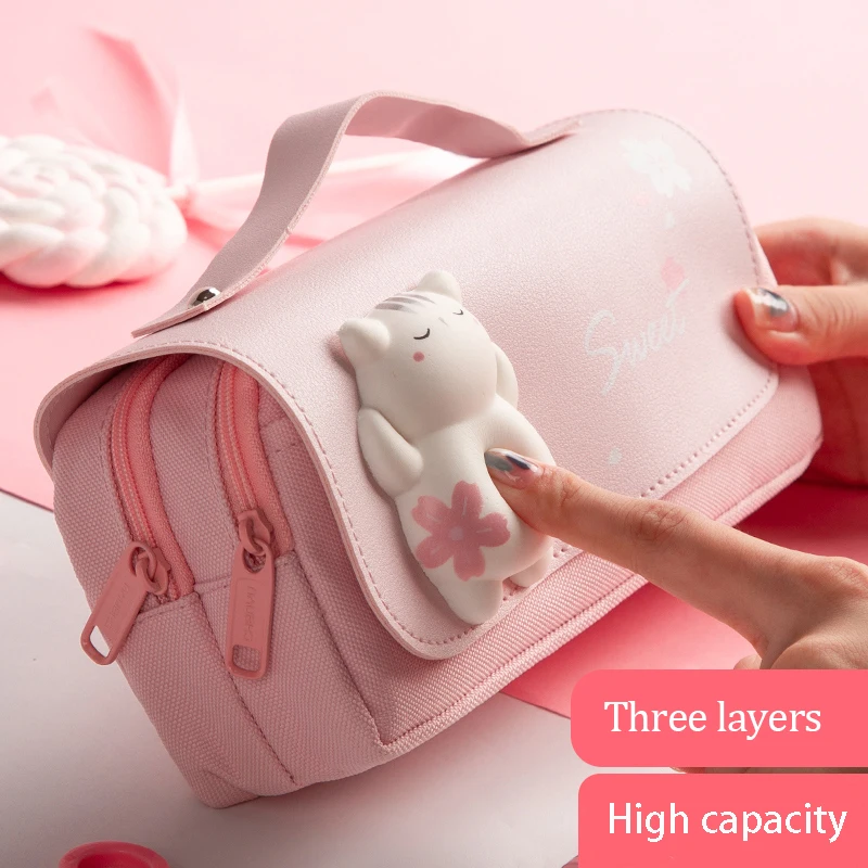 Милый чехол для карандашей большой вместимости, пенал для декомпрессии, многофункциональная коробка для канцелярских принадлежностей, мил...
Милый чехол для карандашей большой вместимости, пенал для декомпрессии, многофункциональная коробка для канцелярских принадлежностей, мил...