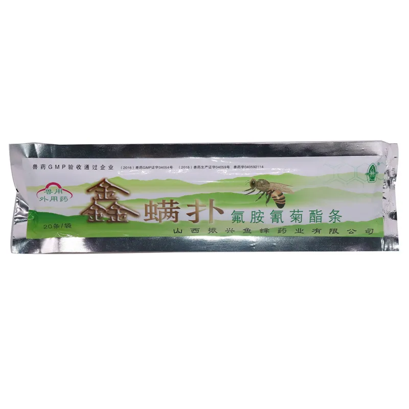 Fluvalinate Strip with High Concentration Powerful Active Varroa Mite Control Beekeeping Medicine Beekeeping tool 1 5 10 Bag
Fluvalinate Strip with High Concentration Powerful Active Varroa Mite Control Beekeeping Medicine Beekeeping tool 1 5 10 Bag