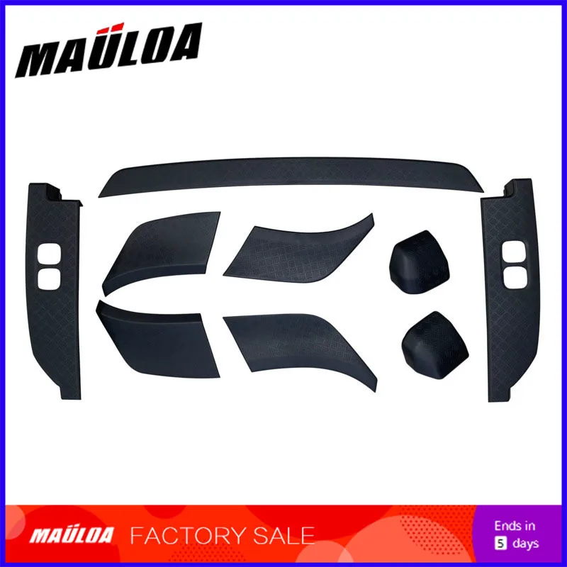 High quality ABS black color 9 pieces set pattern anti chafing decorative panel suitable for defender 2020
High quality ABS black color 9 pieces set pattern anti chafing decorative panel suitable for defender 2020
