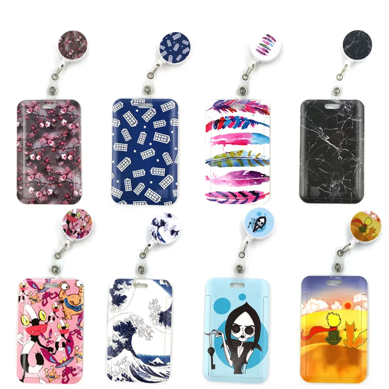 Cartoon Retractable Badge Reel Lanyard Nurse ID Business Credit Card Work Card Badge Holder Office Student Clips Cards Cover
Cartoon Retractable Badge Reel Lanyard Nurse ID Business Credit Card Work Card Badge Holder Office Student Clips Cards Cover