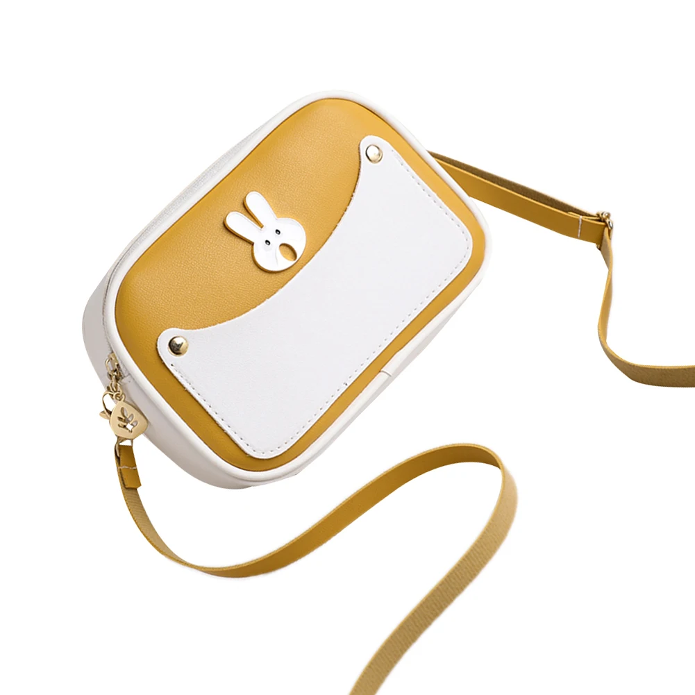 Women Rabbit Shape Decoration Ladies PU Leather Shoulder Bag Fashionable Color Block Crossbody Bag for Travelling/Shopping
Women Rabbit Shape Decoration Ladies PU Leather Shoulder Bag Fashionable Color Block Crossbody Bag for Travelling/Shopping