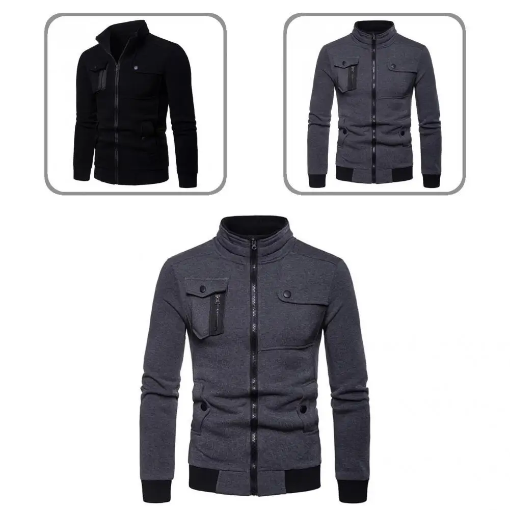 Slim Fashion Patchwork Color Multi Pockets Casual Overcoat All-Match Men Coat Long Sleeve for Working
Slim Fashion Patchwork Color Multi Pockets Casual Overcoat All-Match Men Coat Long Sleeve for Working