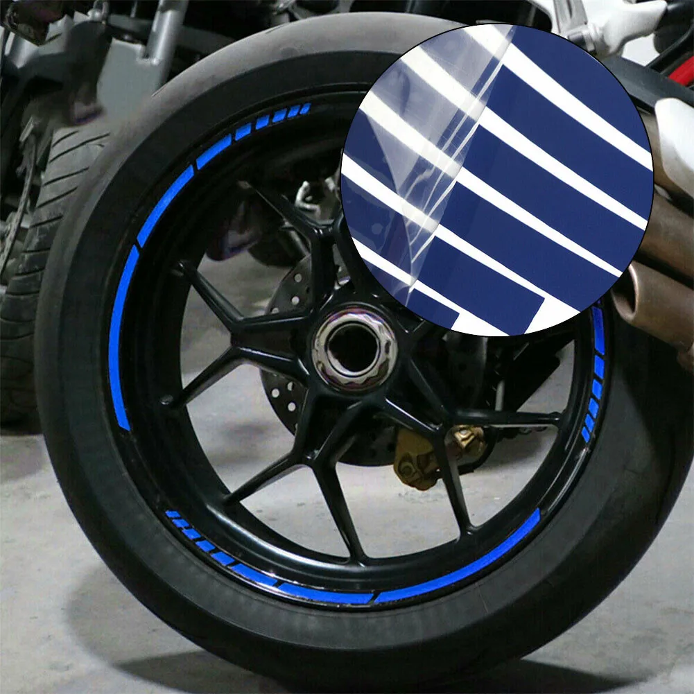 Blue 16pcs/Set 16/17/18“ Universal Car Wheel Tire Sticker Reflective Edge Strip Reflective Edge Strip Tape Sticker
Blue 16pcs/Set 16/17/18“ Universal Car Wheel Tire Sticker Reflective Edge Strip Reflective Edge Strip Tape Sticker