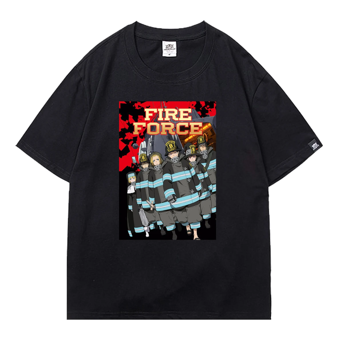 Hot Anime Fire Force T-Shirt Men Unisex Harajuku Oversized T-shirt 2021 Summer Tops Short Sleeve Cotton Vogue Manga Male Top
Hot Anime Fire Force T-Shirt Men Unisex Harajuku Oversized T-shirt 2021 Summer Tops Short Sleeve Cotton Vogue Manga Male Top