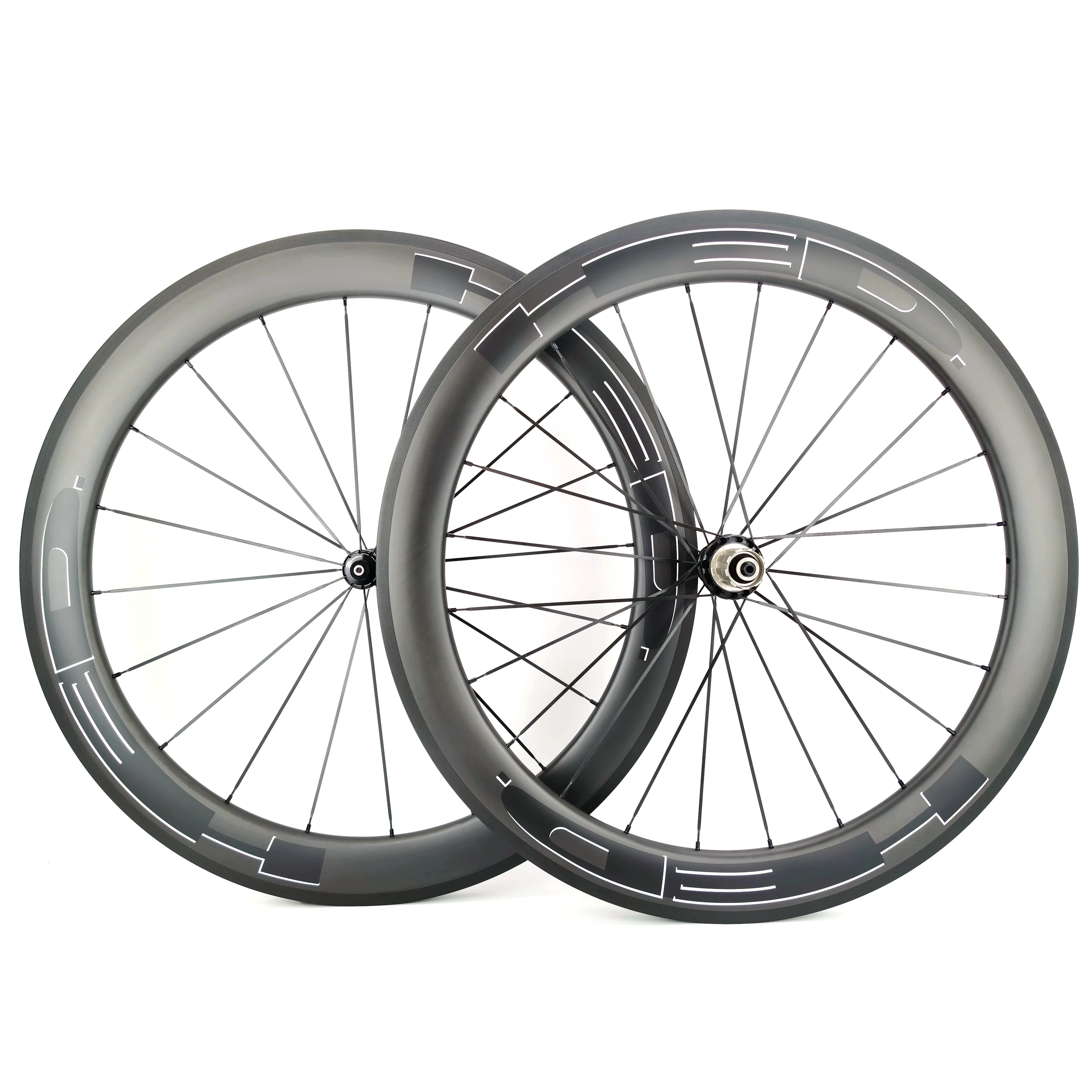 700C Road bike carbon wheels 60mm depth 25mm width clincher/Tubular Rim Brake carbon wheelset UD matte finish with black logo
700C Road bike carbon wheels 60mm depth 25mm width clincher/Tubular Rim Brake carbon wheelset UD matte finish with black logo