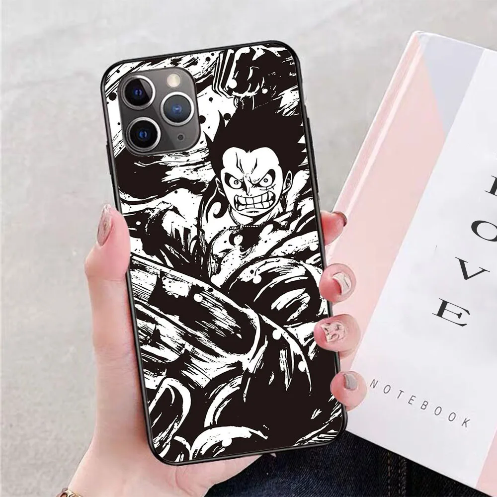 

Luffy Gear soft TPU border phone case for iphone 11PRO 11PROMAX 11 X XS XR XSMAX 6 plus 7 7plus 8 8plus cover