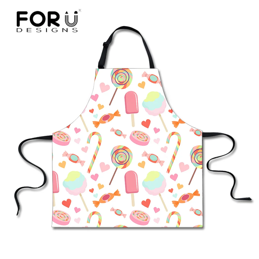 Фартуки из полиэстера FORUDESIGNS, фартуки для кухни, фартуки шеф-повара для домохозяек, с принтом под заказ 
Фартуки из полиэстера FORUDESIGNS, фартуки для кухни, фартуки шеф-повара для домохозяек, с принтом под заказ