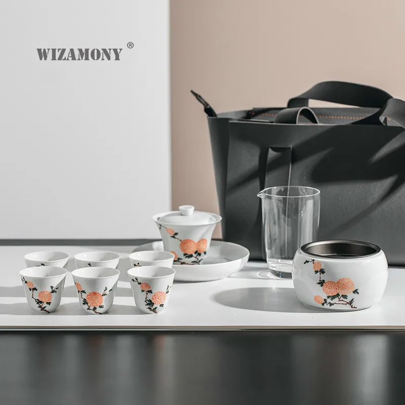 WIZAMONY полный набор искусственных чайных чашек, семейный чайный набор, чайная чашка, ручная роспись, кувшин Jianshui, набор подарочных коробок
WIZAMONY полный набор искусственных чайных чашек, семейный чайный набор, чайная чашка, ручная роспись, кувшин Jianshui, набор подарочных коробок
