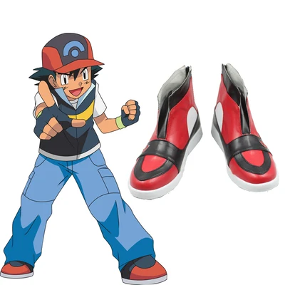 (QYY-054) Pocket Monster Ash Ketchum Cosplay Wig and Cosplay Shoes Custom Red Boots
(QYY-054) Pocket Monster Ash Ketchum Cosplay Wig and Cosplay Shoes Custom Red Boots