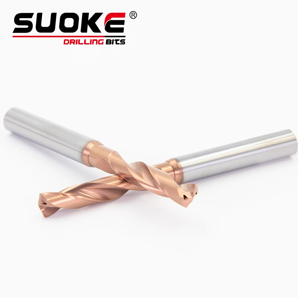 CNC Twist Drill Bits Carbide Screw Machine Length Drill, High Performance Coolant Fed 3xD with Coated 2 Flute 140 Degree
CNC Twist Drill Bits Carbide Screw Machine Length Drill, High Performance Coolant Fed 3xD with Coated 2 Flute 140 Degree