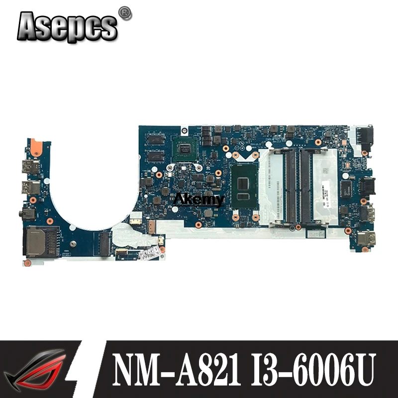 NM A821 материнская плата для lenovo E470 CE470 E470C Материнская ноутбука I3 6006U DDR4 GT920M Тесты