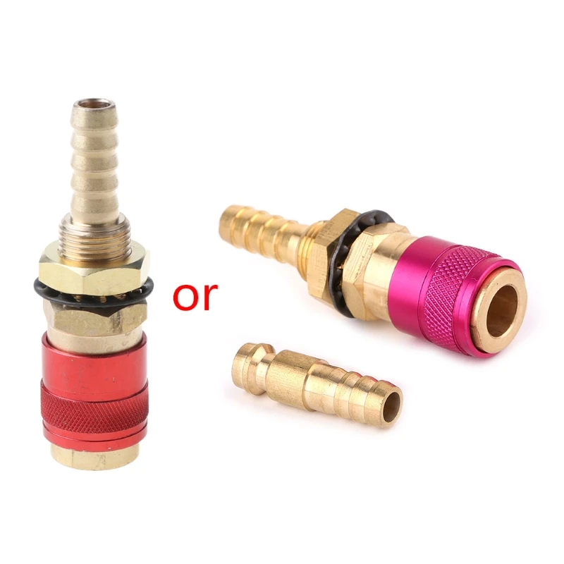 2021 New Water Cooled Gas Adapter Quick Connector Fitting For TIG Welding Torch +8mm Plug
2021 New Water Cooled Gas Adapter Quick Connector Fitting For TIG Welding Torch +8mm Plug