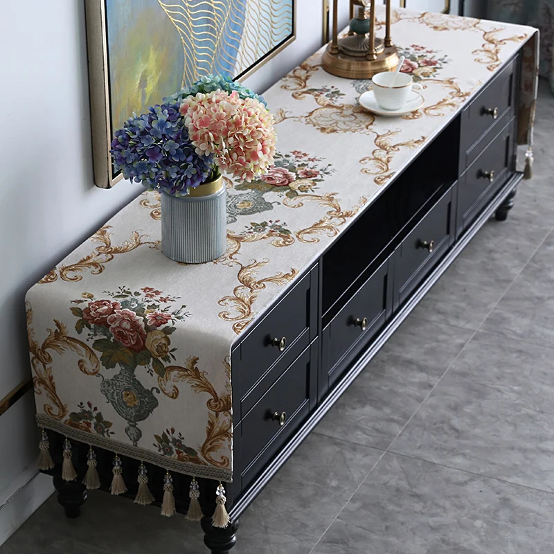 Proud Rose European TV Cabinet Cover Cloth Tassel Tablecloth Table Runner Household TV Ark Dustproof Cover Dresser
Proud Rose European TV Cabinet Cover Cloth Tassel Tablecloth Table Runner Household TV Ark Dustproof Cover Dresser