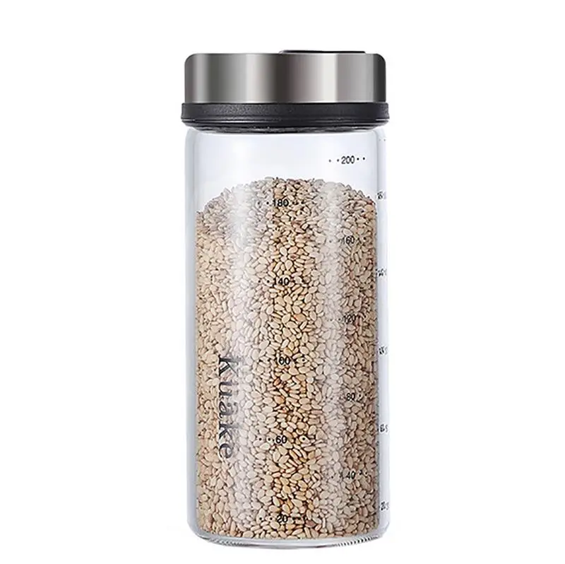 Justdolife 1Pcs Kitchen Spice Container Rotating Dust-Proof Glass Spice Bottle Seasoning Container Spice Shaker Condiment Bottle
Justdolife 1Pcs Kitchen Spice Container Rotating Dust-Proof Glass Spice Bottle Seasoning Container Spice Shaker Condiment Bottle