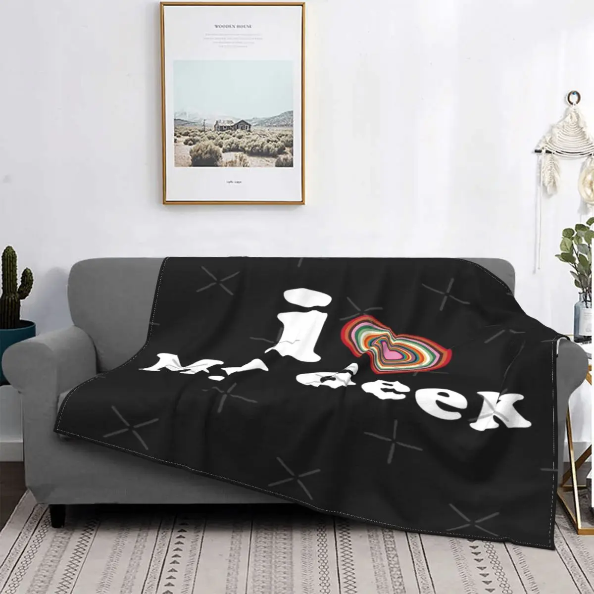 I Love My Geek-colcha a cuadros para cama, cobertor de 90 квадраros, 1 manta 
I Love My Geek-colcha a cuadros para cama, cobertor de 90 квадраros, 1 manta