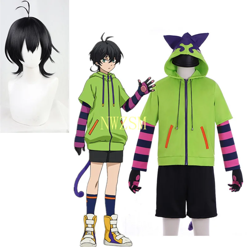 Miya Chinen Anime Sk8 the infinity Cosplay Costume Hooded Zipper Jacket wig shoes suit Party Halloween Anime cosplay
Miya Chinen Anime Sk8 the infinity Cosplay Costume Hooded Zipper Jacket wig shoes suit Party Halloween Anime cosplay