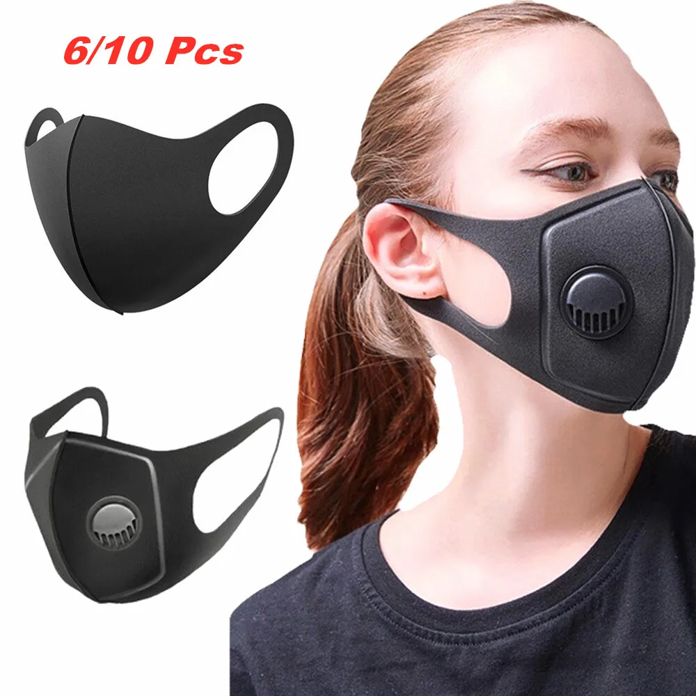 Фото Быстрая доставка 6/10 шт. Пыленепроницаемая маска PM2.5 для защиты от загрязнения