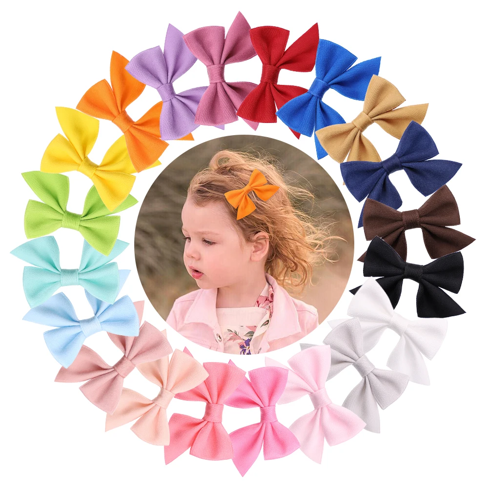 2Pcs/lot Sweet Solid Colors Silk Bowknot Hairpins For Cute Girls Handmade Hair Clips Boutique Barrettes Kids Hair Accessories
2Pcs/lot Sweet Solid Colors Silk Bowknot Hairpins For Cute Girls Handmade Hair Clips Boutique Barrettes Kids Hair Accessories