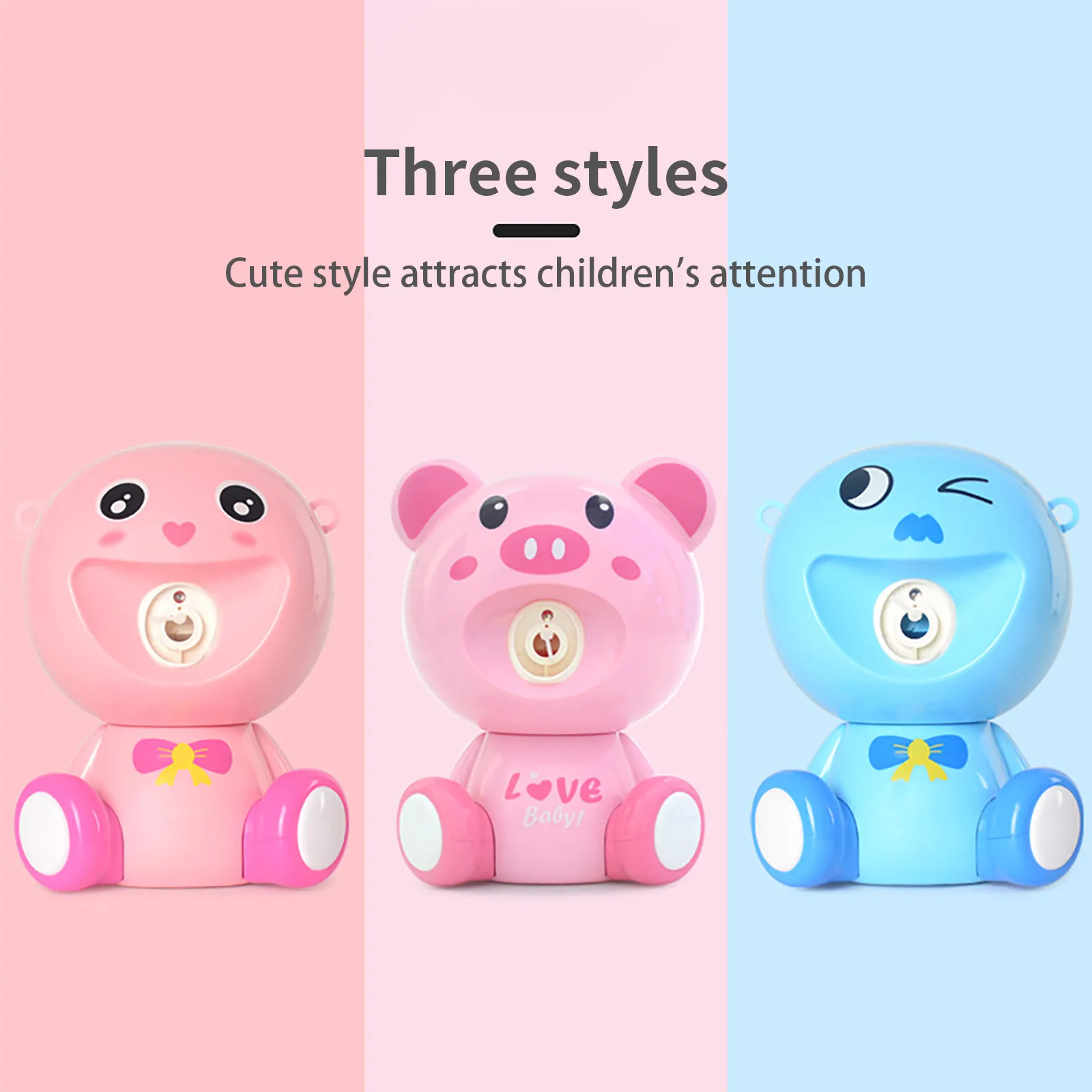 Kids Cartoon Cat Bubble Machine Automatic Bubble Blower With Light Music And Bubbles Liquid 50ml Summer Soap Water Gift Toys 202
Kids Cartoon Cat Bubble Machine Automatic Bubble Blower With Light Music And Bubbles Liquid 50ml Summer Soap Water Gift Toys 202