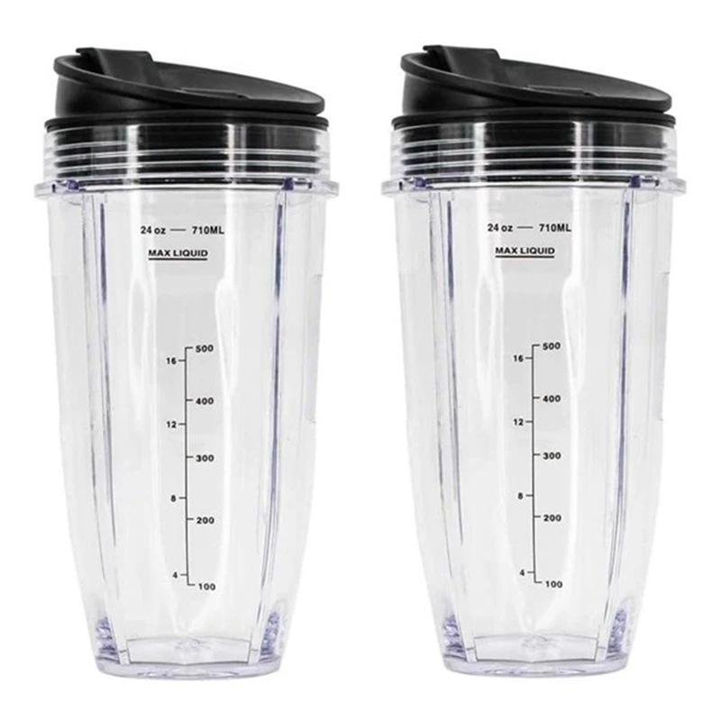 Replacement Blender for Nutri Ninja 24Oz Cups BL480/BL640 /BL680 Nutri Blender Auto IQ Series with Seal Lid & 1Pc Brush
Replacement Blender for Nutri Ninja 24Oz Cups BL480/BL640 /BL680 Nutri Blender Auto IQ Series with Seal Lid & 1Pc Brush