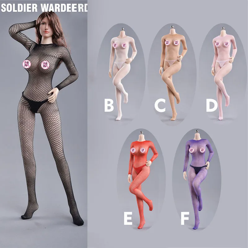 

1/6 Female Seamless Mesh Pantyhose Sock Fire Girl Toys FG-YC-003 Clothes Accessories for 12" Action Figure Body